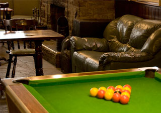 Pub interior - pool table